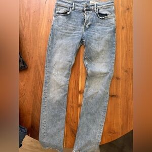 All Saints Light Blue Slim Men Jeans